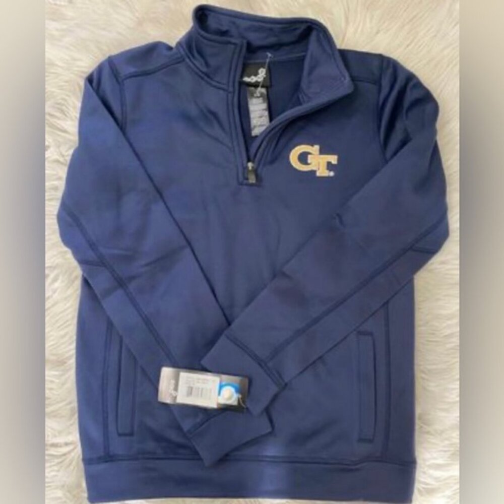 NEW with tags size youth medium (10/12) GT pullover.  Georgetown.
